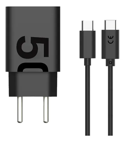 Carregador Motorola Turbo Power 50W com Cabo USB-C Preto – Carregamento Ultra Rápido