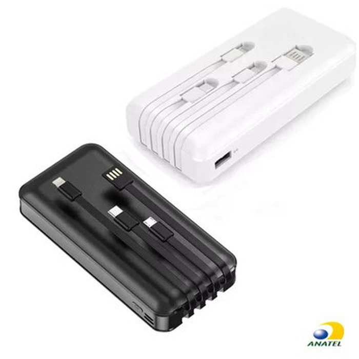 Power Bank It-Blue MAX-0537 – Carregador Portátil com Cabos Embutidos