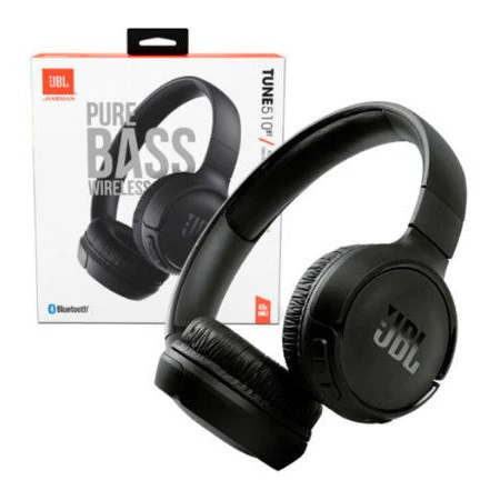 Fone de Ouvido JBL Tune 510BT Bluetooth – Pure Bass, Stereo, Esportes e Games