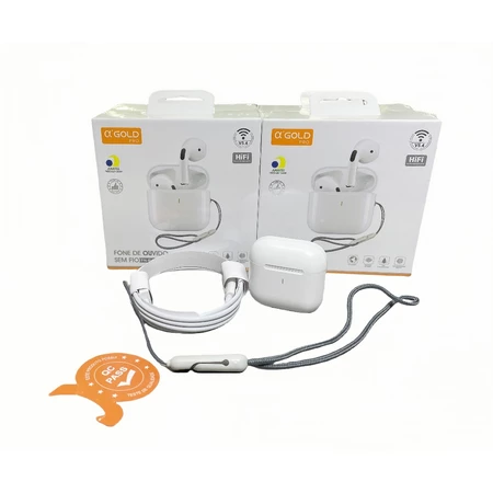 Fone de Ouvido Sem Fio A’Gold FN-BA2 Bluetooth IPX4 – Som HiFi e Resistente à Água