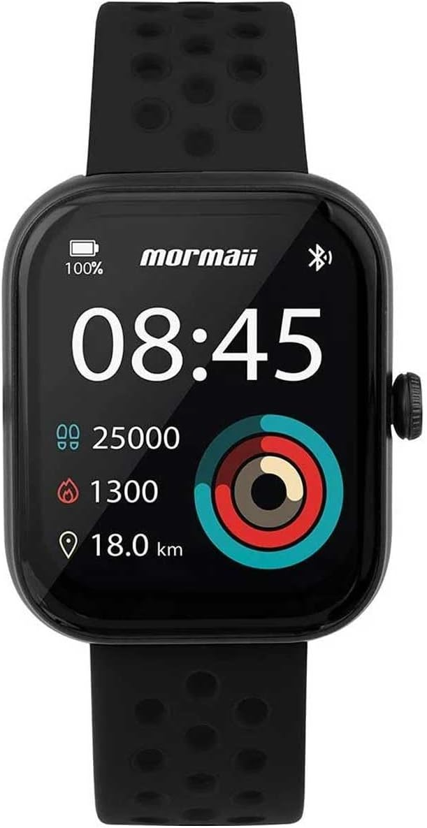 Smartwatch Mormaii Life Ultra 47mm Unissex – Tela 1.91" HD, Monitor de Saúde, 100 Esportes, Resistente à Água 50m