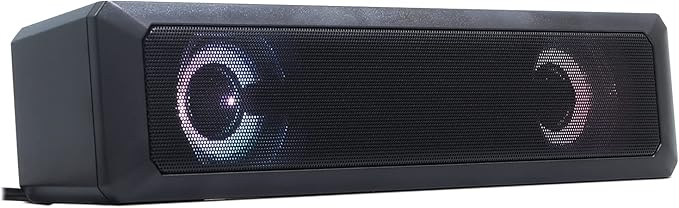 Caixa de Som Gamer Knup KP-RO802 para PC e Notebook com Subwoofer, USB e LED