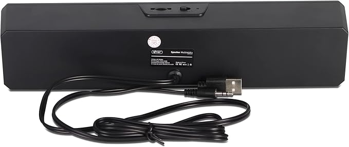 Caixa de Som Gamer Knup KP-RO802 para PC e Notebook com Subwoofer, USB e LED