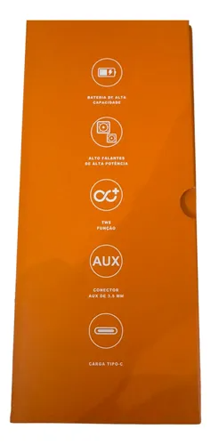 Caixa de Som Portátil A’Gold Pro Bluetooth 30W SM-15A IPX6 – Resistente à Água e com Bateria Recarregável