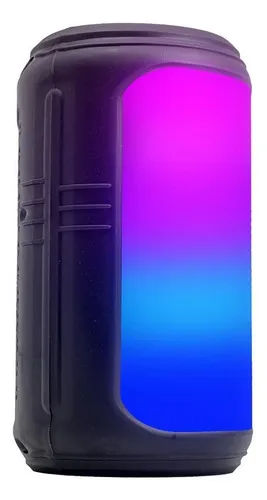 Caixa de Som Bluetooth Grasep D-Y09 10W com Rádio FM, LED Rítmico e USB – Preto