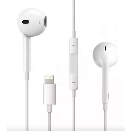 Fone de Ouvido Tomate MF-L04 com Entrada Lightning para iPhone – Cabo 1.2m